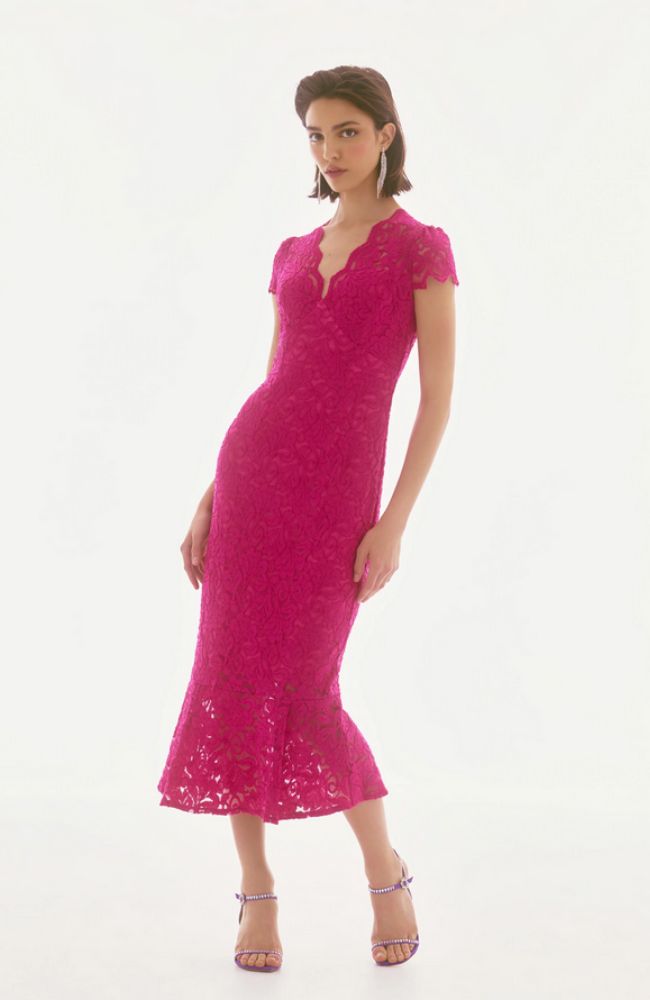 Stretch Lace Trumpet Dress – shoprodeodrive