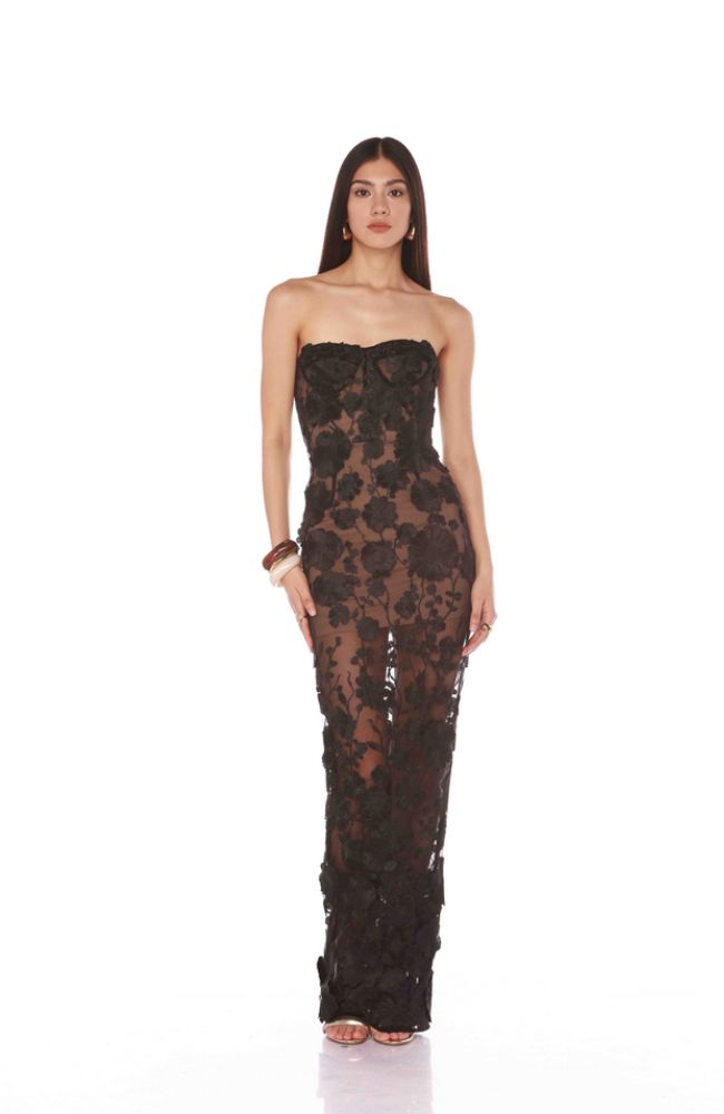 Jasmine Black Maxi Dress – shoprodeodrive