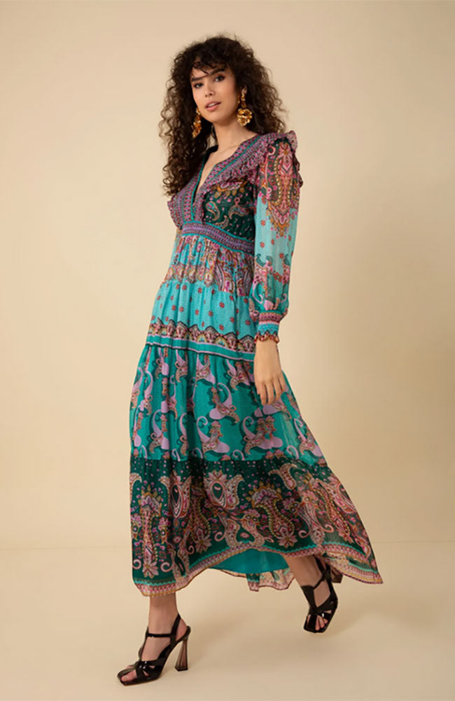 Nylah LS V Neck Maxi shoprodeodrive Nylah LS V Neck Maxi shoprodeodrive