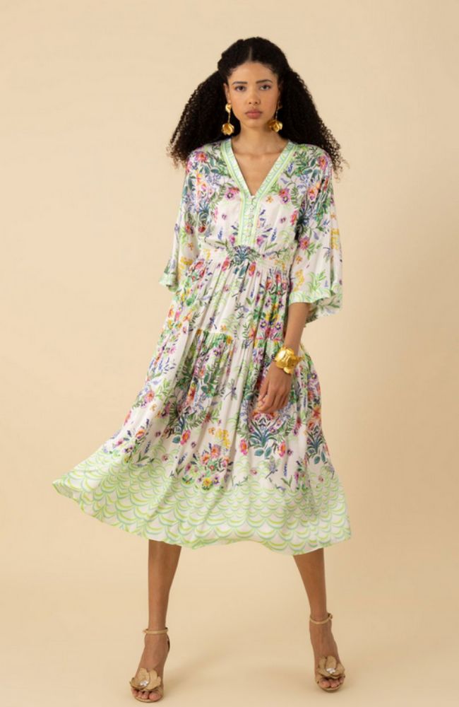 Zara Vneck Midi Dress – shoprodeodrive