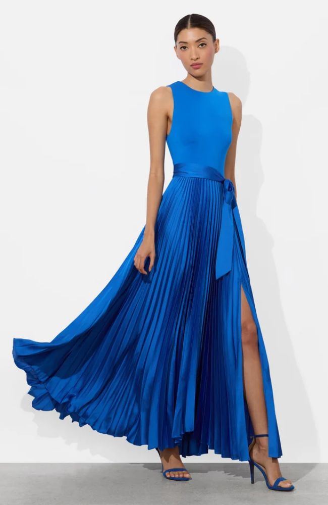 Chara Pleated Maxi Dress shoprodeodrive Chara Pleated Maxi Dress shoprodeodrive