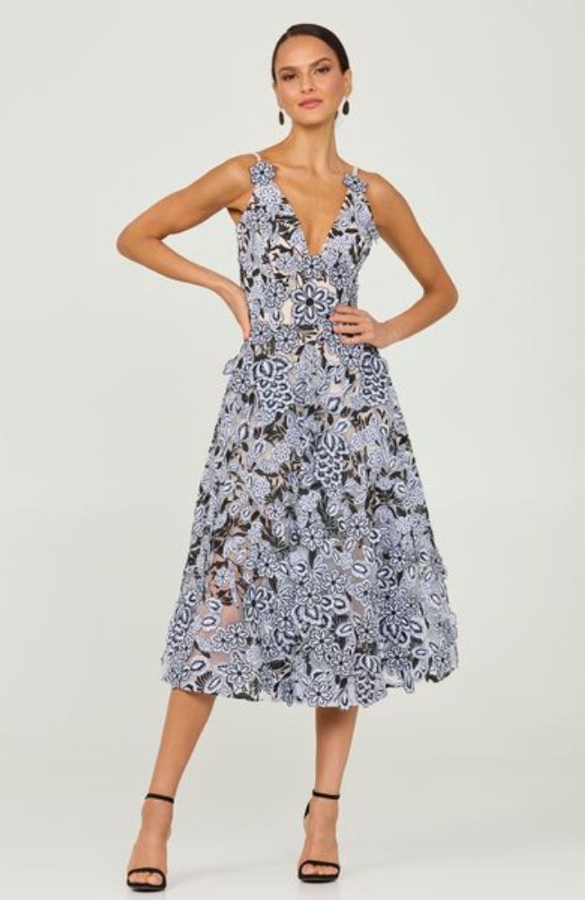 Mia Dress Black White Floral shoprodeodrive Mia Dress Black White Floral shoprodeodrive