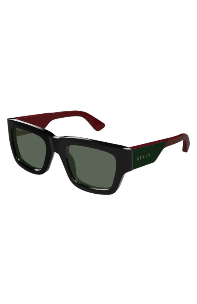 Gucci Sunglasses Wayfarer Black Red Green – shoprodeodrive display picture 1