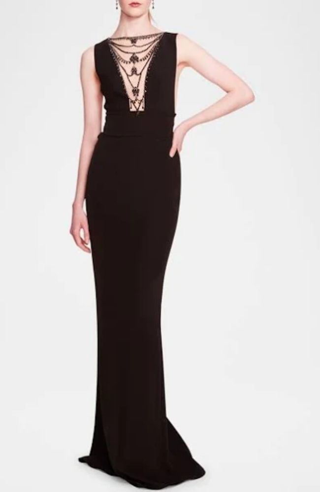 Embellished Black Gown – shoprodeodrive