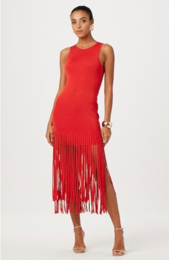 knee length dresses for ladies Margaux Velvet Mini Dress – SAU LEE main image 0
