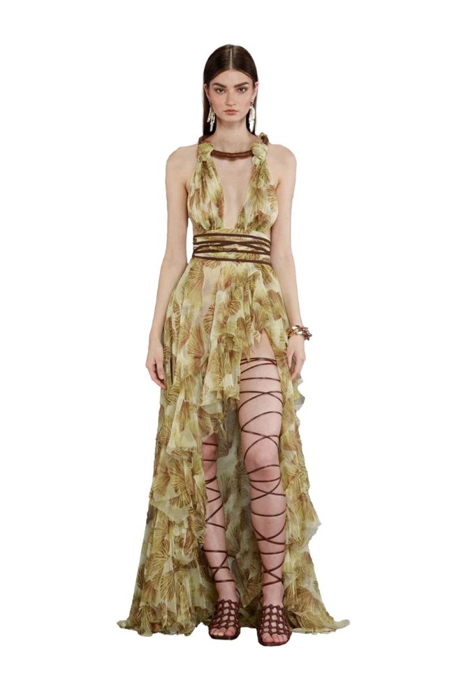 Palma Green Multi Gown – shoprodeodrive