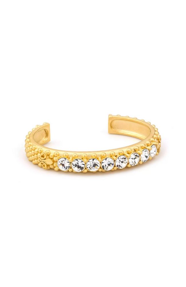 MILANO BANGLE GOLD CLEAR CRYSTAL - L main image 1