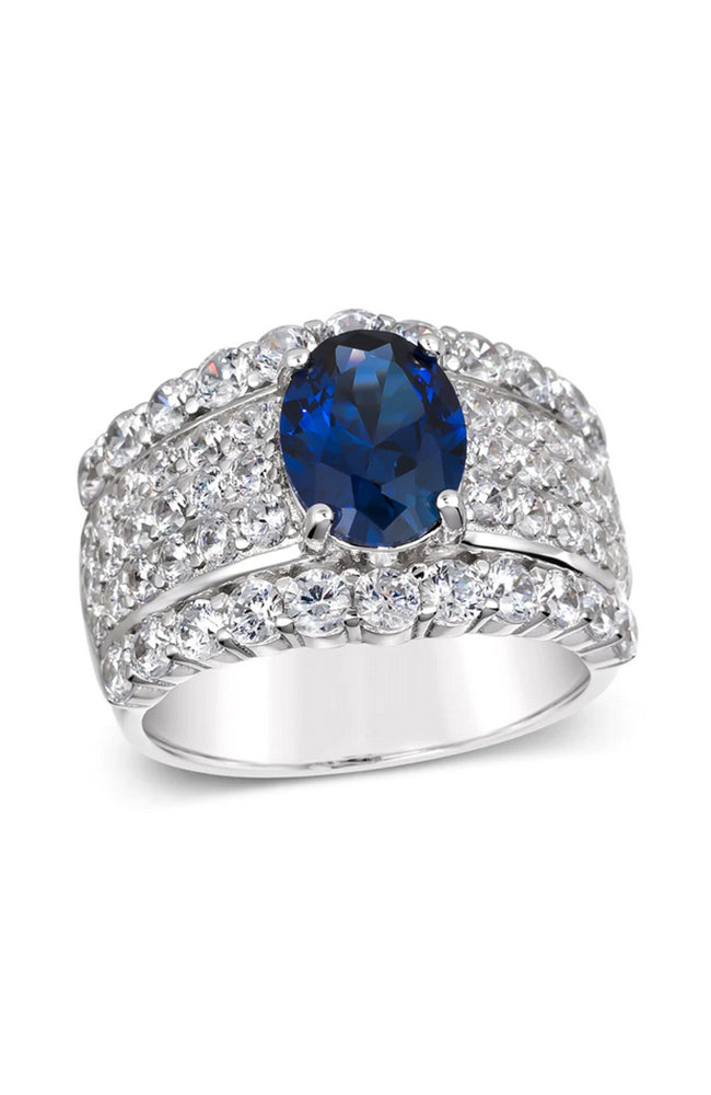 Victoria 57 Sapphire Blue Ring Size 7