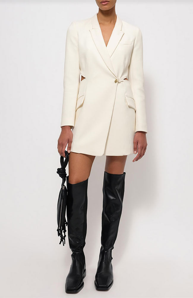 Jayda Structured Crepe Dress