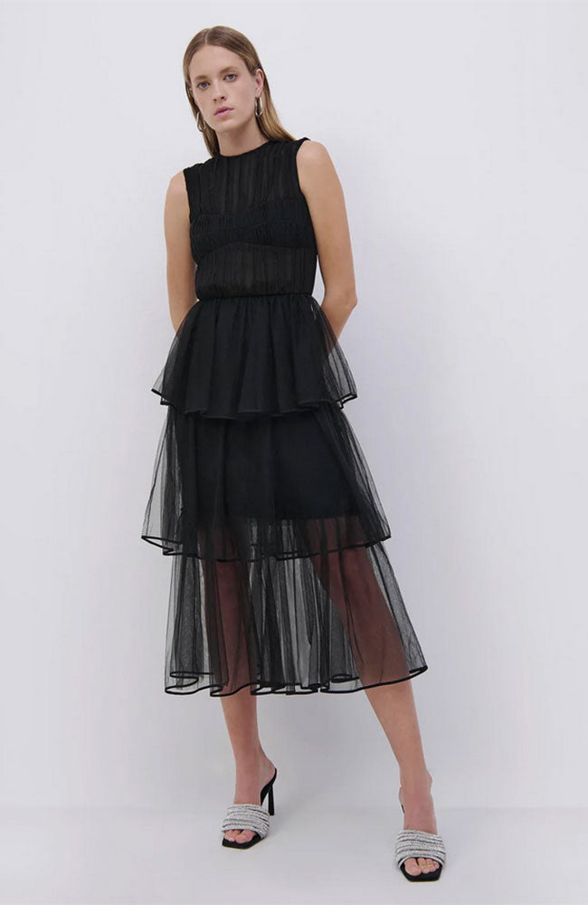 Benton Tulle Plisse Dress shoprodeodrive Benton Tulle Plisse Dress shoprodeodrive