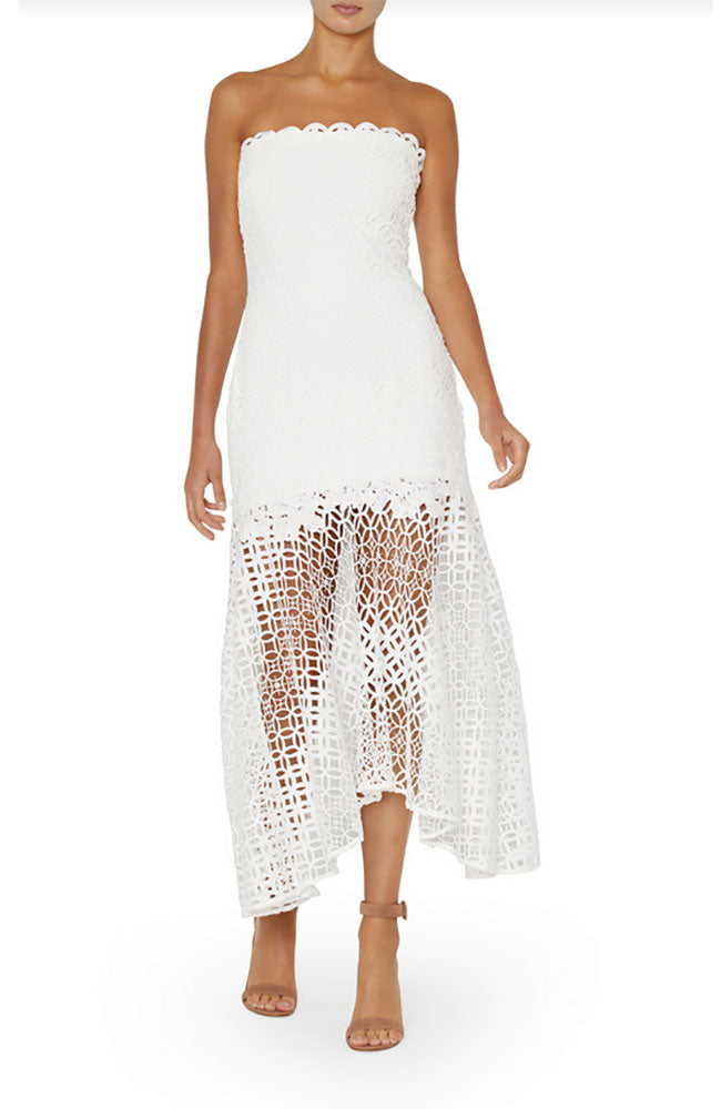 Nuriel Interlocking Geo Lace Dress