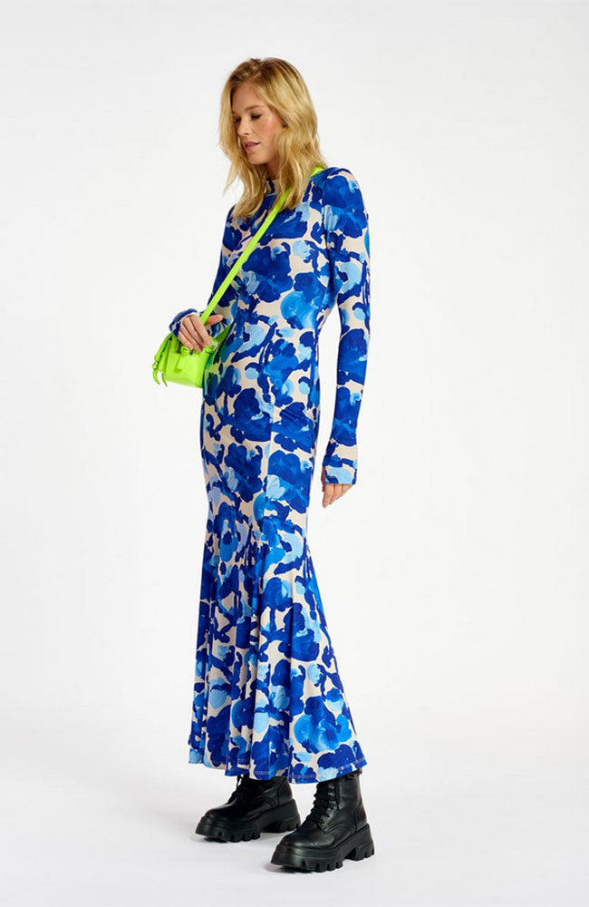 Dieval Long Printed Dress shoprodeodrive Dieval Long Printed Dress shoprodeodrive