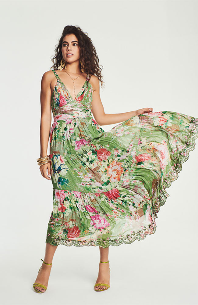 anthropologie malibu floral maxi dress Zaria Long Dress