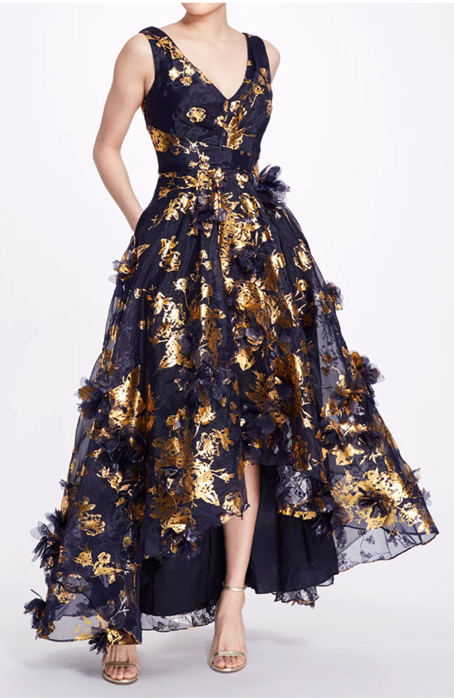 Sleeveless Organza Hi Low Gown shoprodeodrive Sleeveless Organza Hi Low Gown shoprodeodrive