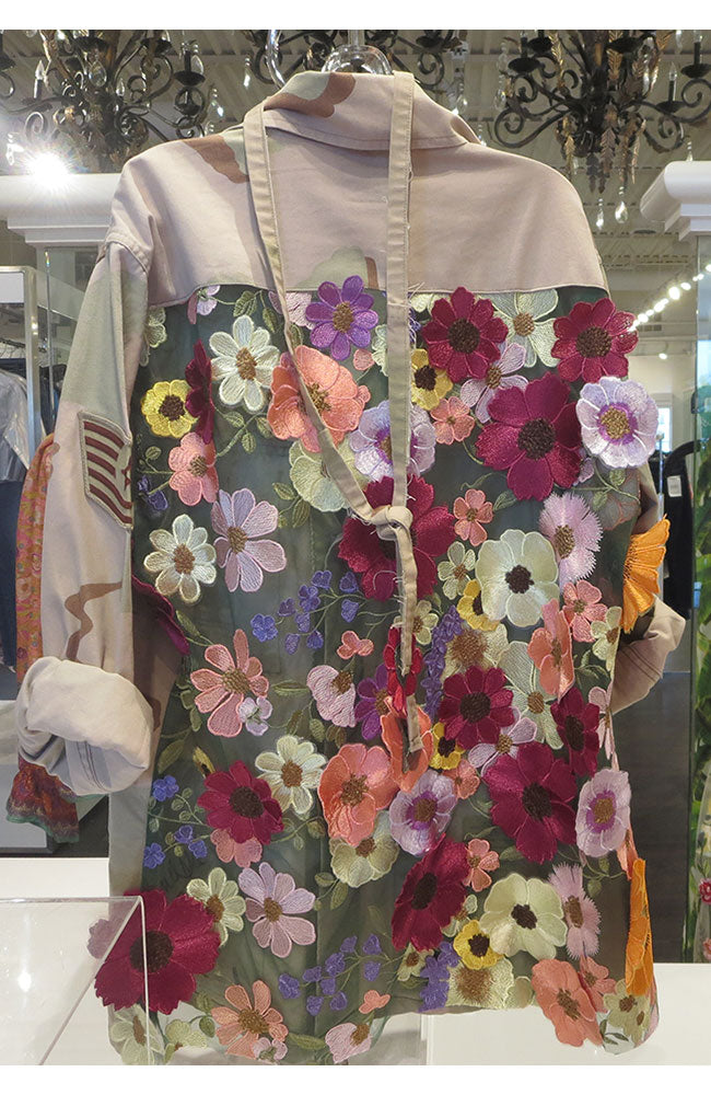 Long Khaki Camo Bloom LS