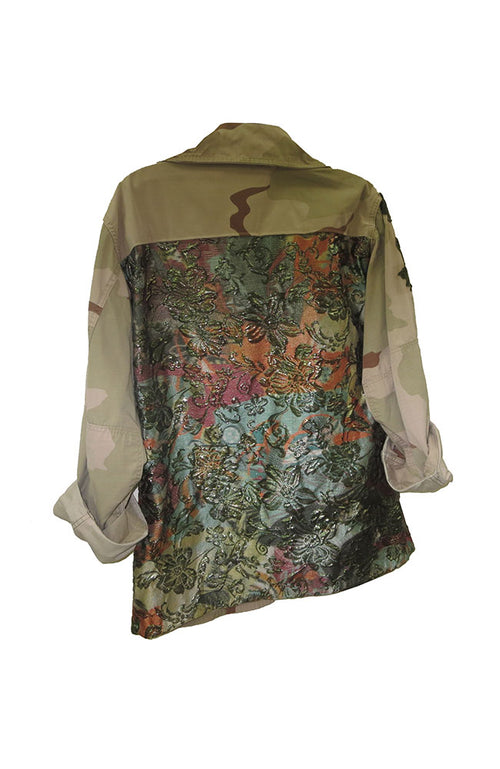 Mult Brocade Full Length Jacket