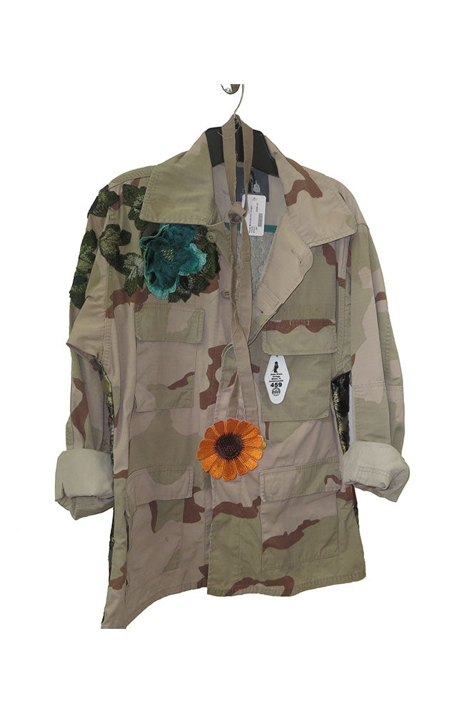 Mult Brocade Full Length Jacket