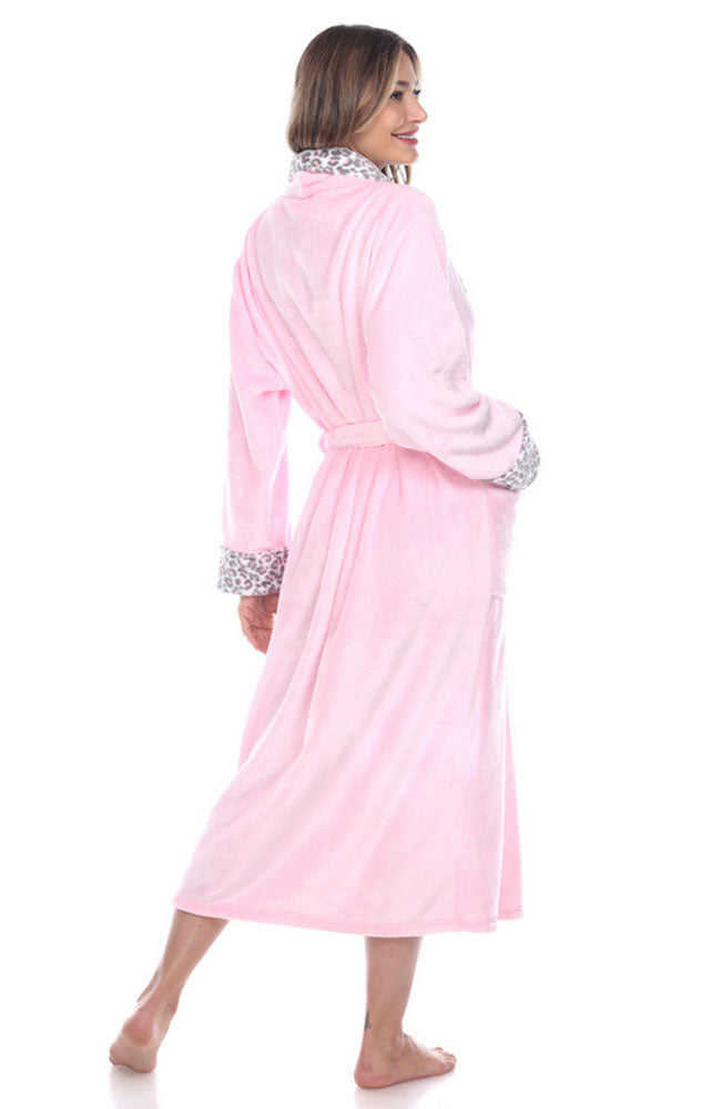 Leopard Print Cozy Lounge Robe