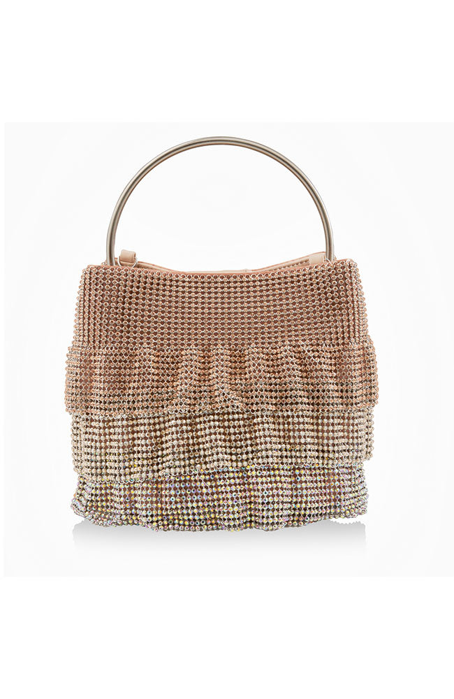Soleil Ruffle Bucket Pink Crys