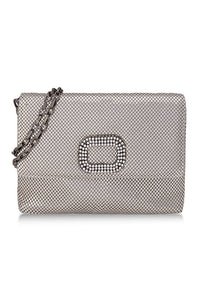 Audrey Clutch in Pewter