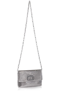 Audrey Clutch in Pewter