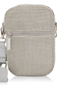 Mia Crossbody in Pewter Crystal
