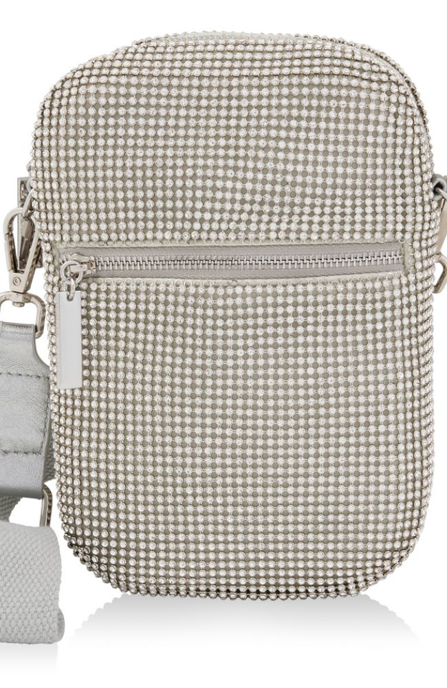 Mia Crossbody in Pewter Crystal