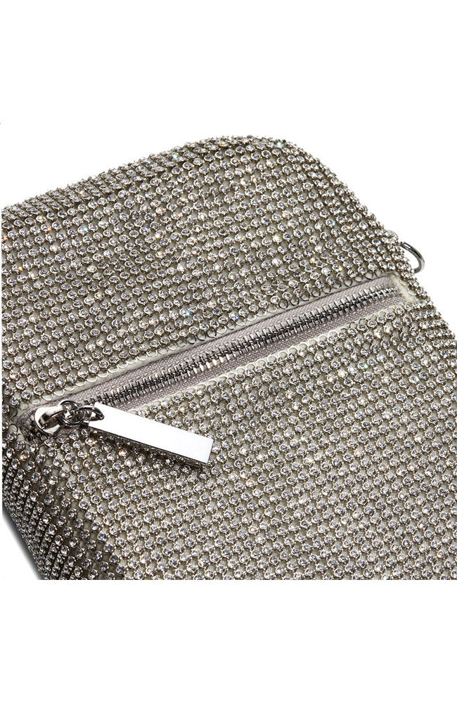 Mia Crossbody in Pewter Crystal