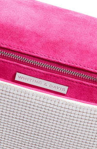 Ella Crossbody in Pewter and Pink