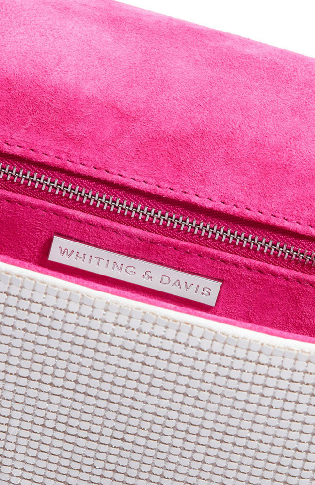 Ella Crossbody in Pewter and Pink