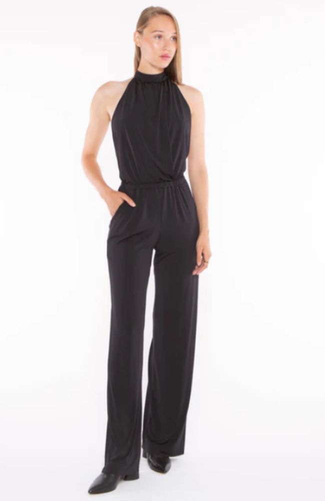 Backless Halter Jumpsuit