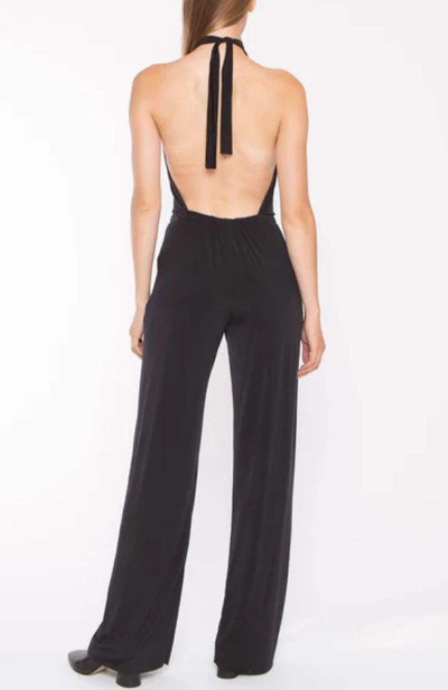 Backless Halter Jumpsuit
