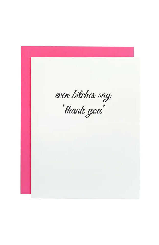 Even Bs Say Thank You Card