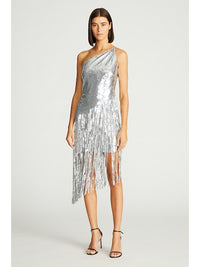 Tonya Dress in Sequin Fringe