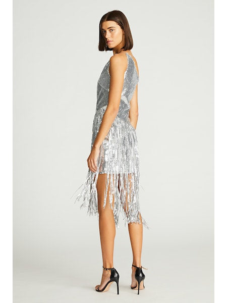 Tonya Dress in Sequin Fringe shoprodeodrive Tonya Dress in Sequin Fringe shoprodeodrive