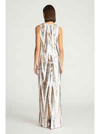 Eleanor Gown in Chevron Sequin
