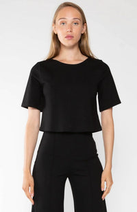 Ponte Knit SS Top