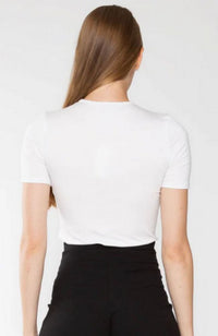 Fitted T Shirt in White