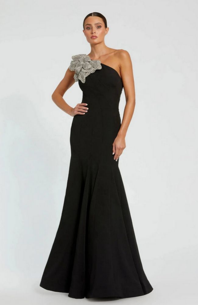 Mermaid Gown with Flower