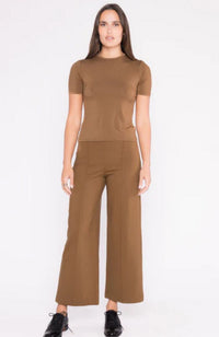 Ponte Knit Straight Leg Pant