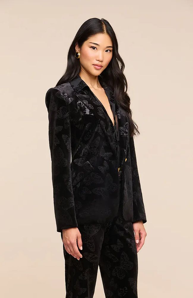 Chamberlain Blazer in Black Butterfly