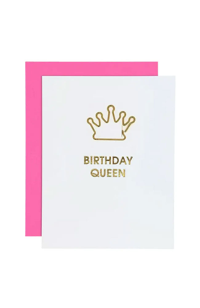Birhday Queen Paperclip Card