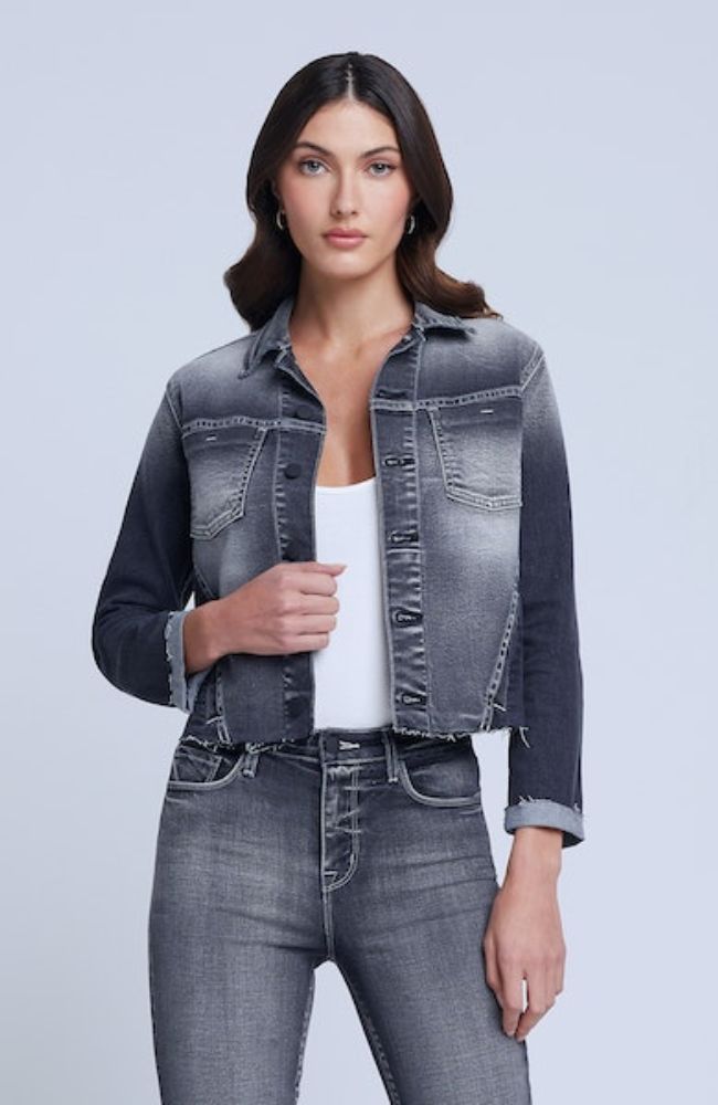 Janelle Slim Raw Jacket in Rochester