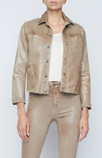 Janelle Slim Raw Jacket Nubuck