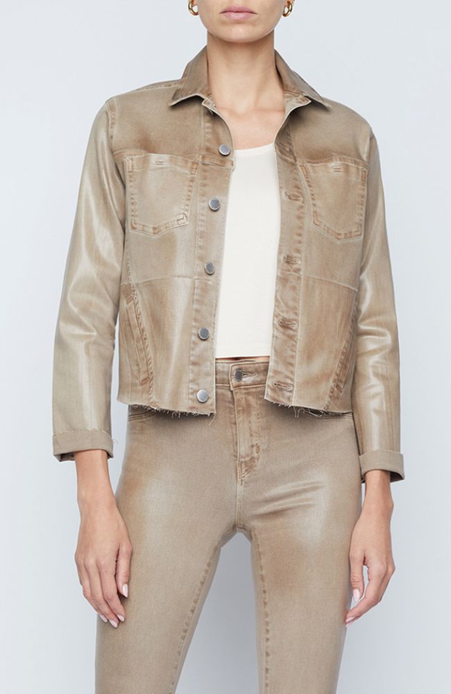 Janelle Slim Raw Jacket Nubuck