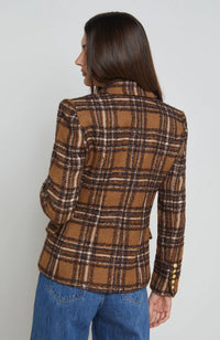 Plaid Kenzie Double Breasted Blazer