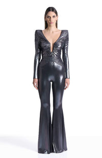 The Bloom Metallic Jumpsuit