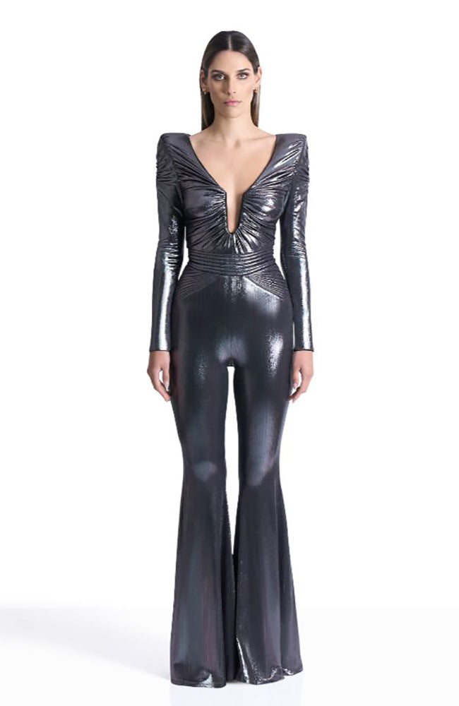 The Bloom Metallic Jumpsuit