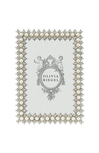Silver Crystal Pearl 4x6 Frame