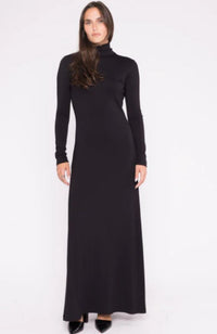 Ripley Rader Women's Black Backless Turtleneck Dress, Size 3 (M)